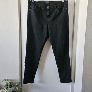 💥Red Blue Denim | Edgy Black Skinny Jeans | (13/14)